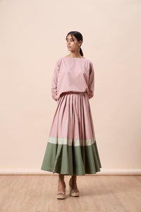 Abbie Skirt - Ash Pink