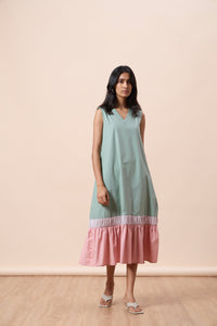 Nicole Sleeveless Dress - Bright Sage