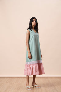 Nicole Sleeveless Dress - Bright Sage